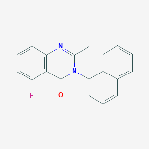 5-Fluoro-2-methyl-3-(naphthalen-1-yl)quinazolin-4(3H)-one