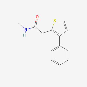 N-Methyl-2-(3-phenylthiophen-2-yl)acetamide