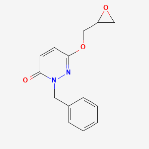 2-Benzyl-6-[(oxiran-2-yl)methoxy]pyridazin-3(2H)-one