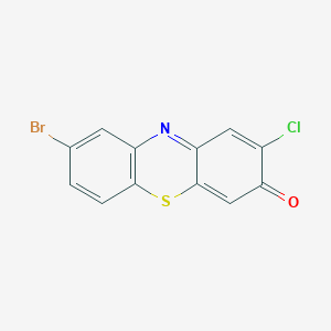 8-Bromo-2-chloro-3H-phenothiazin-3-one