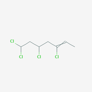 3,5,7,7-Tetrachlorohept-2-ene