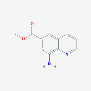 molecular formula C11H10N2O2 B1452927 Methyl 8-aminoquinoline-6-carboxylate CAS No. 1303890-27-8