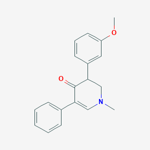 3-(3-Methoxyphenyl)-1-methyl-5-phenyl-2,3-dihydropyridin-4(1H)-one