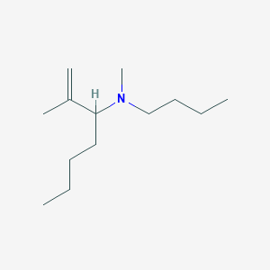 N-Butyl-N,2-dimethylhept-1-en-3-amine