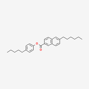 4-Pentylphenyl 6-hexylnaphthalene-2-carboxylate