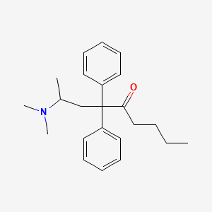 5-Nonanone, 2-(dimethylamino)-4,4-diphenyl-