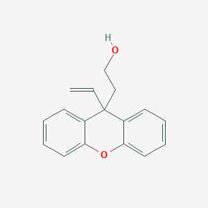 2-(9-Ethenyl-9H-xanthen-9-YL)ethan-1-OL