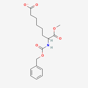 7-{[(Benzyloxy)carbonyl]amino}-8-methoxy-8-oxooctanoate