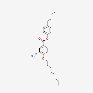 4-Pentylphenyl 3-cyano-4-(octyloxy)benzoate