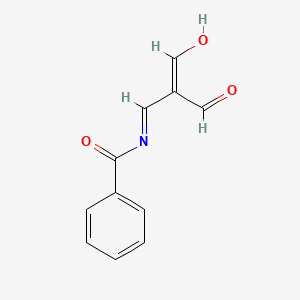 N-[(Z)-2-formyl-3-hydroxyprop-2-enylidene]benzamide