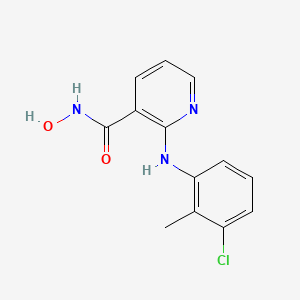 2-(3-Chloro-2-methylanilino)-N-hydroxypyridine-3-carboxamide