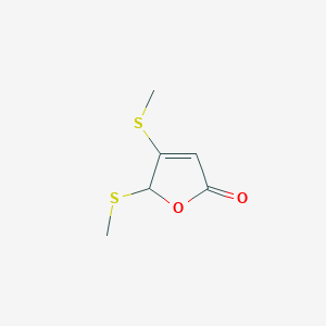 4,5-Bis(methylsulfanyl)furan-2(5H)-one