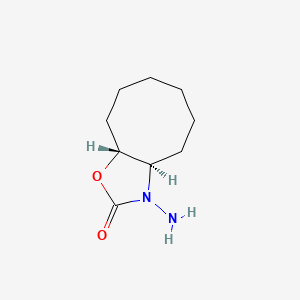 (3aR,9aR)-3-Aminooctahydrocycloocta[d][1,3]oxazol-2(3H)-one