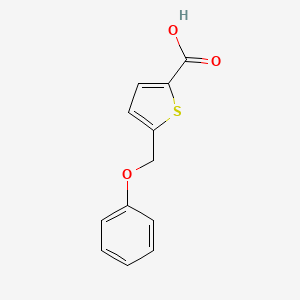 molecular formula C12H10O3S B1452943 5-(Phenoxymethyl)thiophene-2-carboxylic acid CAS No. 61855-05-8