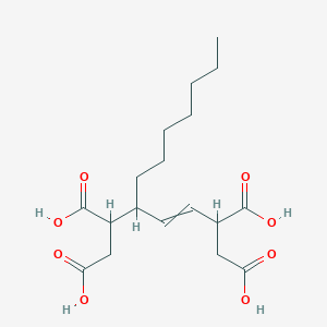 5-Heptylhept-3-ene-1,2,6,7-tetracarboxylic acid