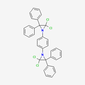 1,1'-(1,4-Phenylene)bis(2,2-dichloro-3,3-diphenylaziridine)