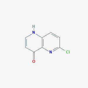 molecular formula C8H5ClN2O B1452949 6-Chloro-1,5-naphthyridin-4-ol CAS No. 1312760-59-0