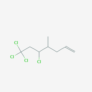 5,7,7,7-Tetrachloro-4-methylhept-1-ene