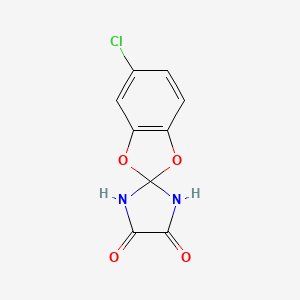 5-Chlorospiro[1,3-benzodioxole-2,2'-imidazolidine]-4',5'-dione