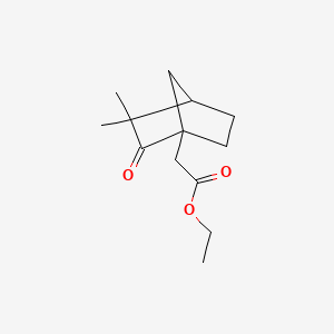 Ethyl (3,3-dimethyl-2-oxobicyclo[2.2.1]heptan-1-yl)acetate