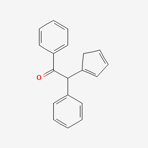 2-(Cyclopenta-1,3-dien-1-yl)-1,2-diphenylethan-1-one