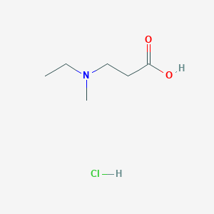 molecular formula C6H14ClNO2 B1452953 3-[Ethyl(methyl)amino]propanoic acid hydrochloride CAS No. 1158757-51-7