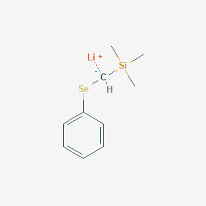 molecular formula C10H15LiSeSi B14529552 Lithium (phenylselanyl)(trimethylsilyl)methanide CAS No. 62418-54-6