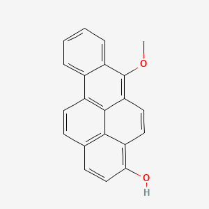 molecular formula C21H14O2 B14529566 Benzo(a)pyren-3-ol, 6-methoxy- CAS No. 62327-78-0