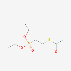 molecular formula C8H17O4PS B14529684 S-[2-(Diethoxyphosphoryl)ethyl] ethanethioate CAS No. 62514-86-7