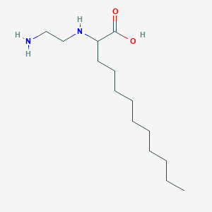 2-[(2-Aminoethyl)amino]dodecanoic acid