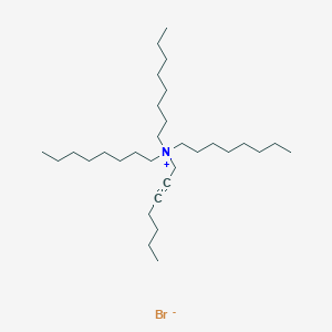 N-(Hept-2-yn-1-yl)-N,N-dioctyloctan-1-aminium bromide