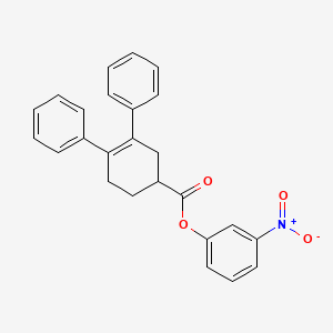 (3-Nitrophenyl) 3,4-diphenylcyclohex-3-ene-1-carboxylate