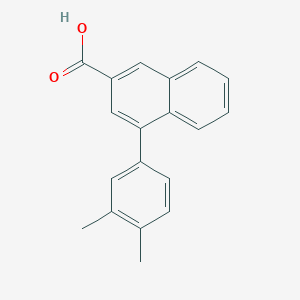 4-(3,4-Dimethylphenyl)naphthalene-2-carboxylic acid