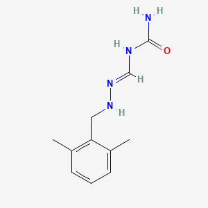 [(E)-[(2,6-dimethylphenyl)methylhydrazinylidene]methyl]urea