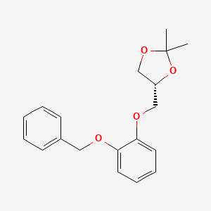 (4R)-4-{[2-(Benzyloxy)phenoxy]methyl}-2,2-dimethyl-1,3-dioxolane