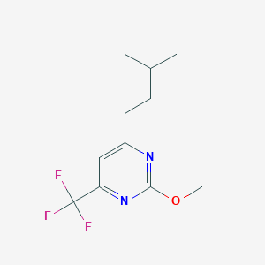 2-Methoxy-4-(3-methylbutyl)-6-(trifluoromethyl)pyrimidine