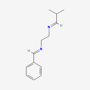 (1E)-N-{2-[(E)-Benzylideneamino]ethyl}-2-methylpropan-1-imine