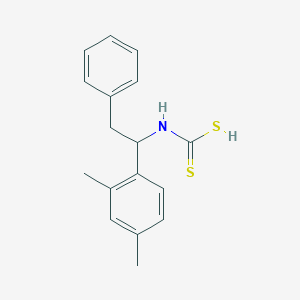 [1-(2,4-Dimethylphenyl)-2-phenylethyl]carbamodithioic acid