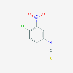 molecular formula C7H3ClN2O2S B145300 4-氯-3-硝基苯基异硫氰酸酯 CAS No. 127142-66-9