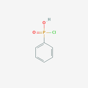 molecular formula C6H6ClO2P B14530136 Phenylphosphonochloridic acid CAS No. 62808-39-3