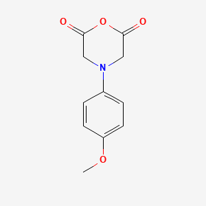 molecular formula C11H11NO4 B1453024 4-(4-甲氧基苯基)吗啉-2,6-二酮 CAS No. 30042-76-3