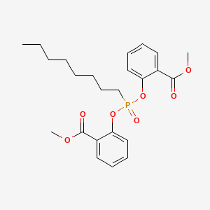 molecular formula C24H31O7P B14530304 Dimethyl 2,2'-[(octylphosphoryl)bis(oxy)]dibenzoate CAS No. 62750-85-0