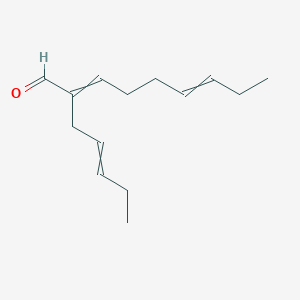 2-(Pent-2-EN-1-YL)nona-2,6-dienal