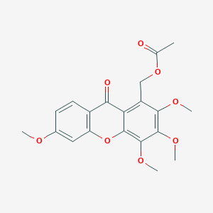 (2,3,4,6-Tetramethoxy-9-oxo-9H-xanthen-1-YL)methyl acetate