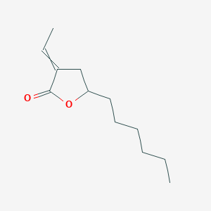 3-Ethylidene-5-hexyloxolan-2-one