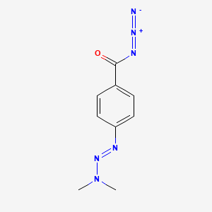 4-[(1E)-3,3-Dimethyltriaz-1-en-1-yl]benzoyl azide