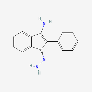 1-Hydrazinylidene-2-phenyl-1H-inden-3-amine