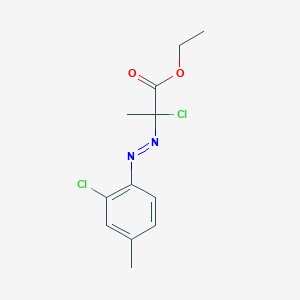 Ethyl 2-chloro-2-[(E)-(2-chloro-4-methylphenyl)diazenyl]propanoate