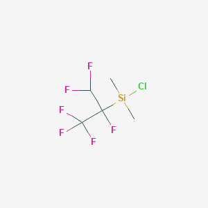 Chloro(1,1,1,2,3,3-hexafluoropropan-2-yl)dimethylsilane