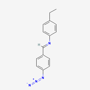 (E)-1-(4-Azidophenyl)-N-(4-ethylphenyl)methanimine